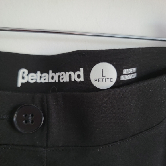 Betabrand Petite L black slacks pants - Picture 2 of 8